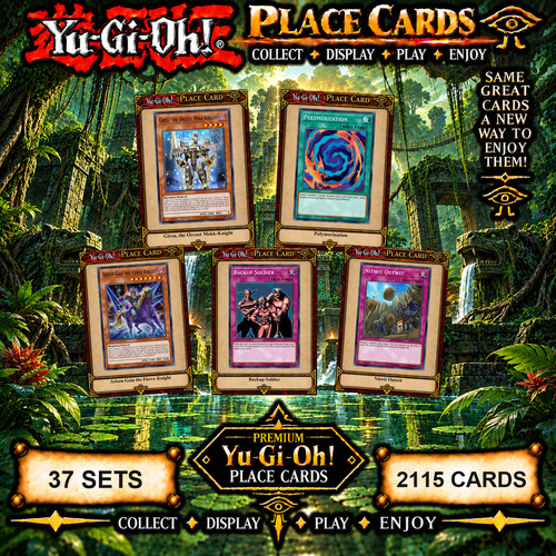 Ygo place cards - yu-gi-oh,